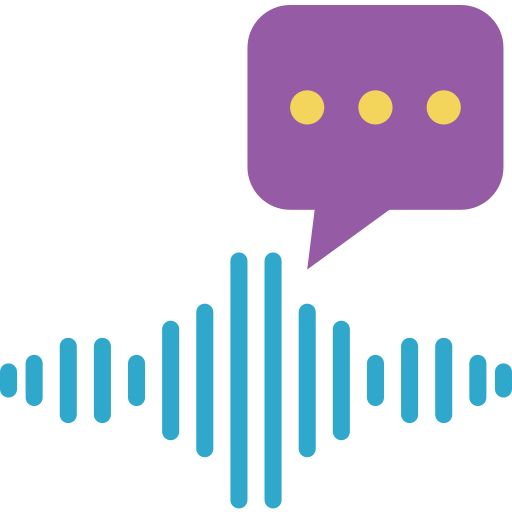 Voice message Basic Miscellany Flat icon