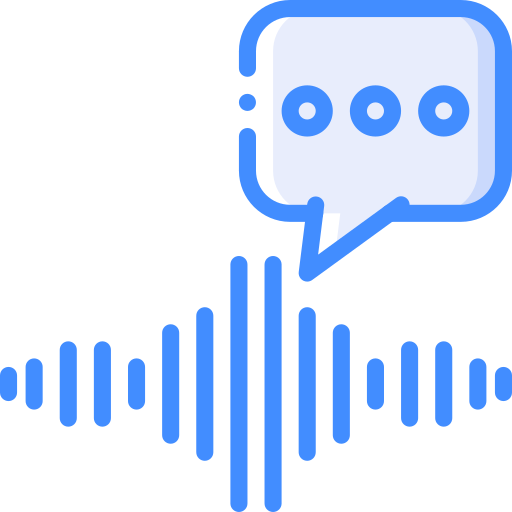 messaggio vocale Basic Miscellany Blue icona