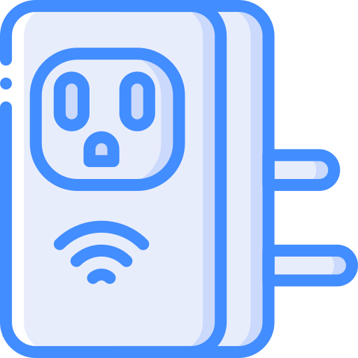 stopcontact Basic Miscellany Blue icoon
