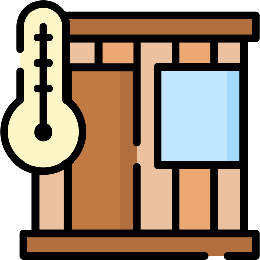 sauna Special Lineal color icona