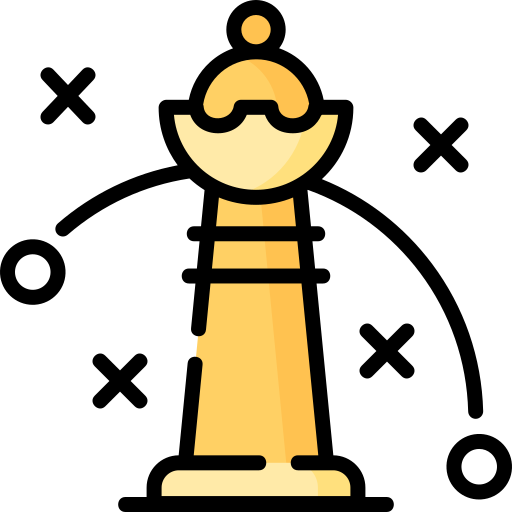 체스 조각 Special Lineal color icon