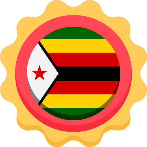 Zimbabwe Generic color fill icon