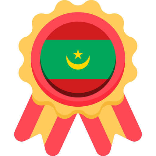 mauritania Generic color fill icono