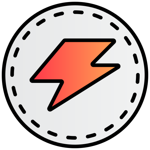 Thunder Generic gradient lineal-color icon