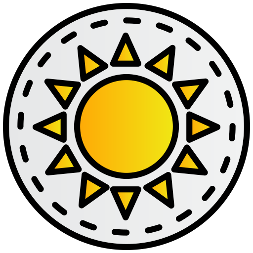 słońce Generic gradient lineal-color ikona