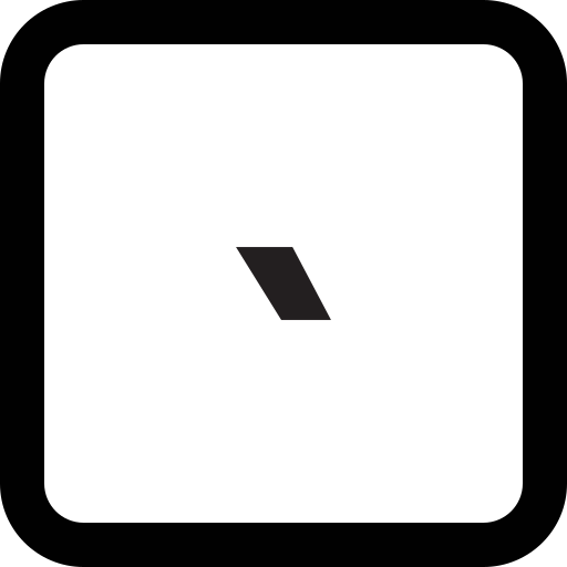 Acute Generic black outline icon