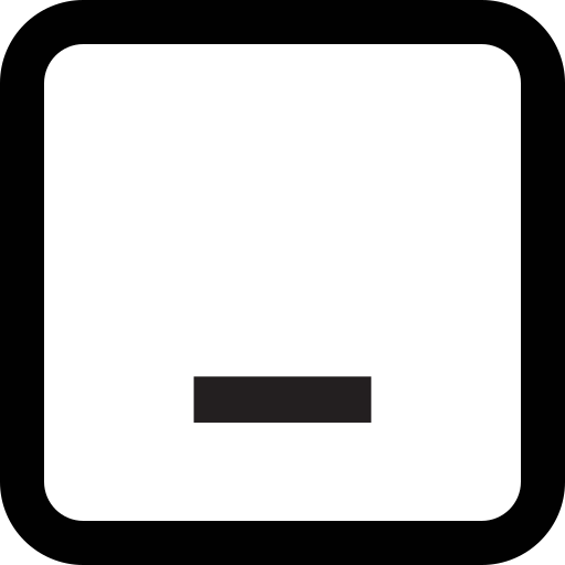 tastiera Generic black outline icona