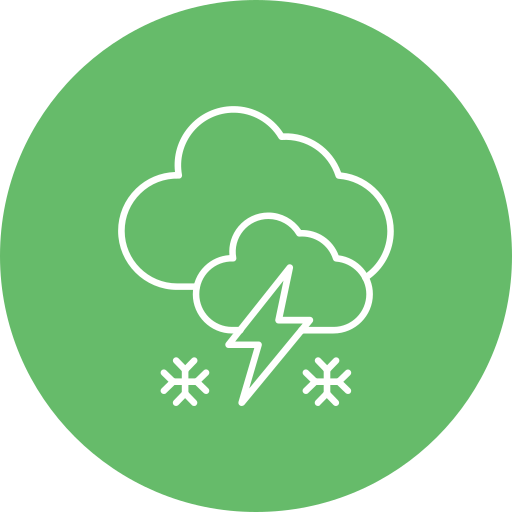 Snow storm Generic color fill icon