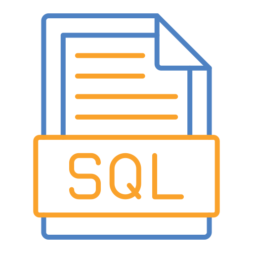 sql Generic color outline icona