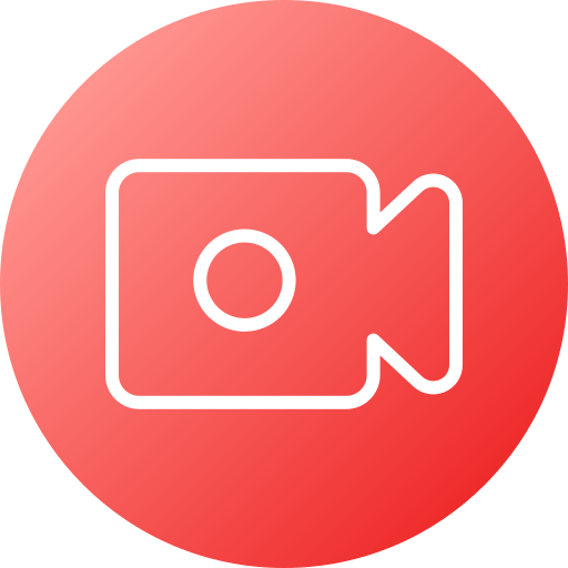 videocamera Generic gradient fill icoon