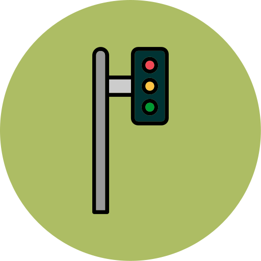 Traffic light Generic color lineal-color icon