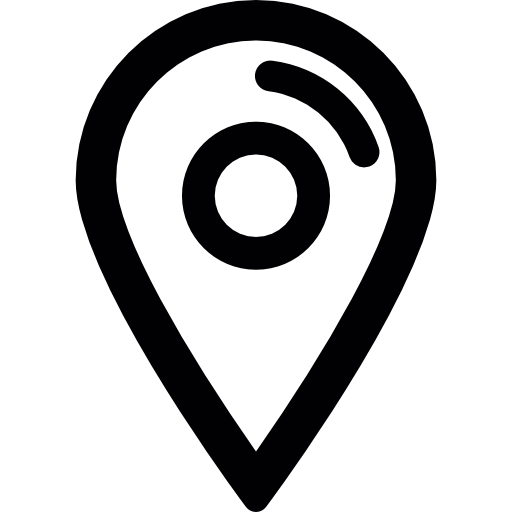 puntero del mapa con brillo  icono