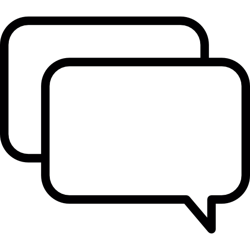 Conversation symbol  icon