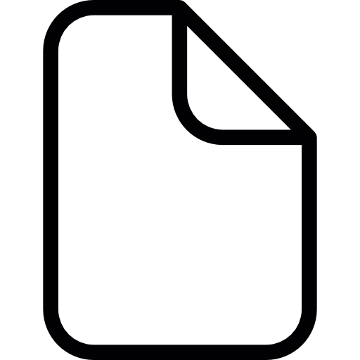 Page blank  icon