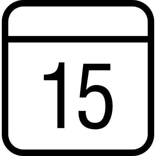 Calendar Day Fifteen  icon