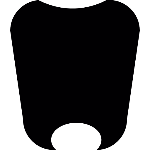 escudo em forma de dente  Ícone