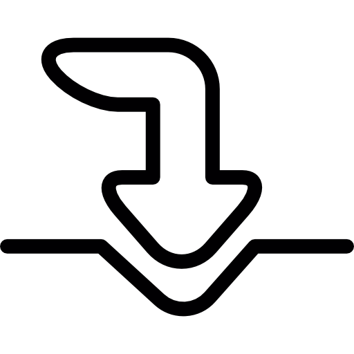 ダウンロード矢印  icon