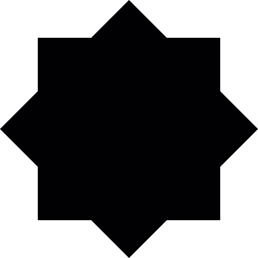 escudo de múltiples lados  icono