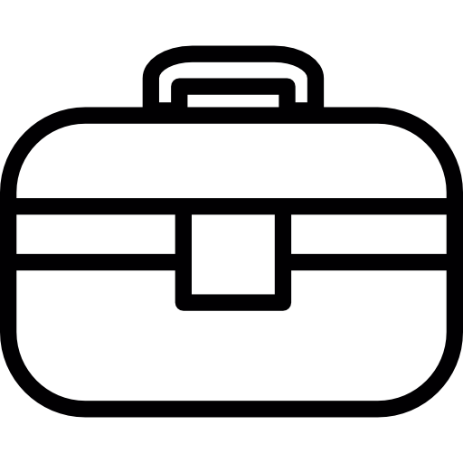 bolso maletín  icono