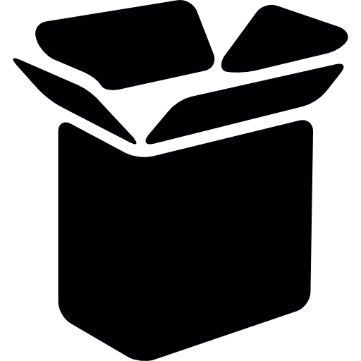 Open cargo box  icon