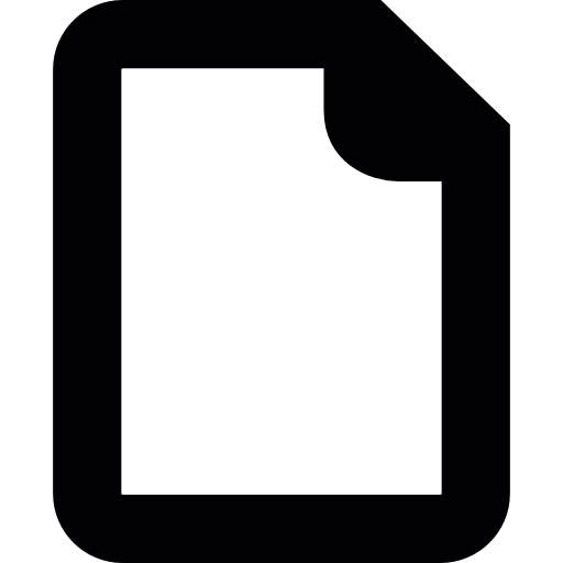 blanco document  icoon