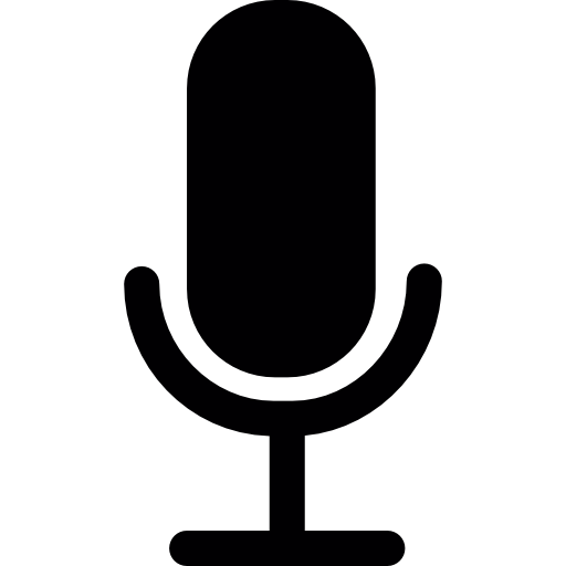 microphone enregistreur  Icône
