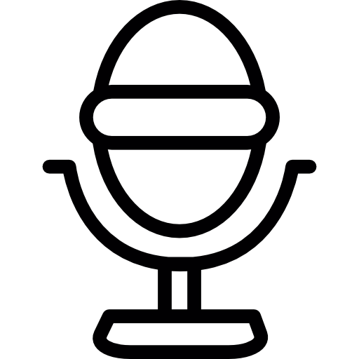 micrófono elegante  icono