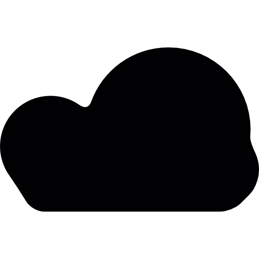 Темное пушистое облако  иконка