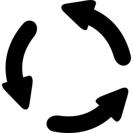 reciclar, señal  icono