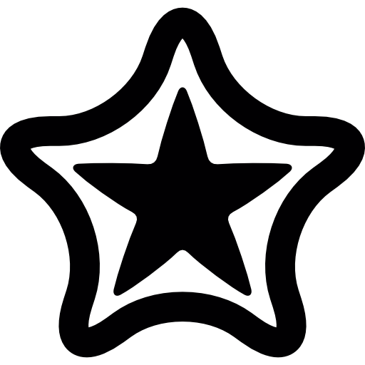 Double layer star  icon