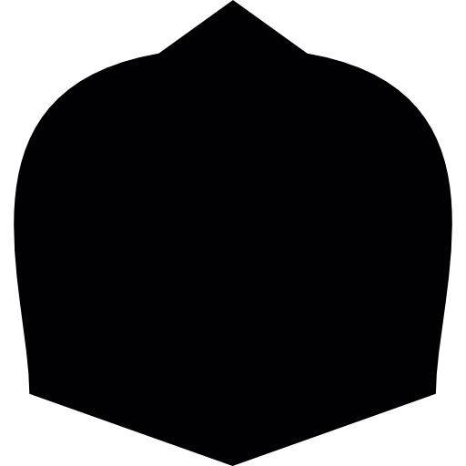 scudo di guerra nero  icona