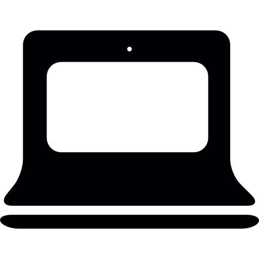 aprire il computer portatile  icona