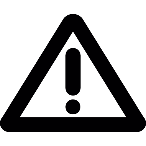 Warning sign  icon