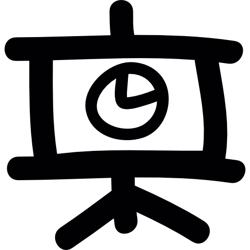 doodle de presentación de gráfico  icono