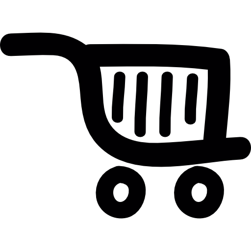 doodle de carro de la tienda  icono