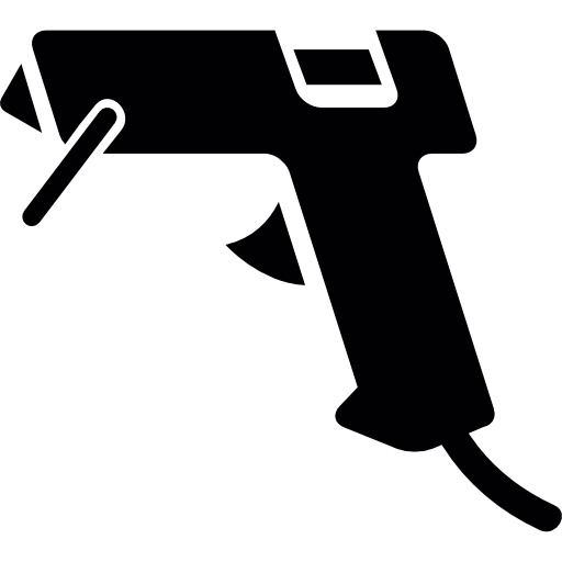 pistola de pegamento  icono