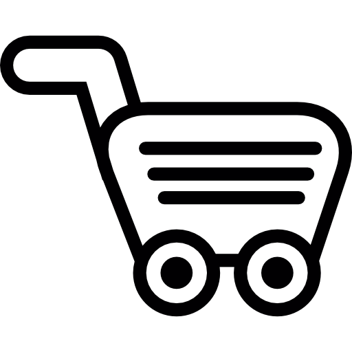 Grocery push cart  icon