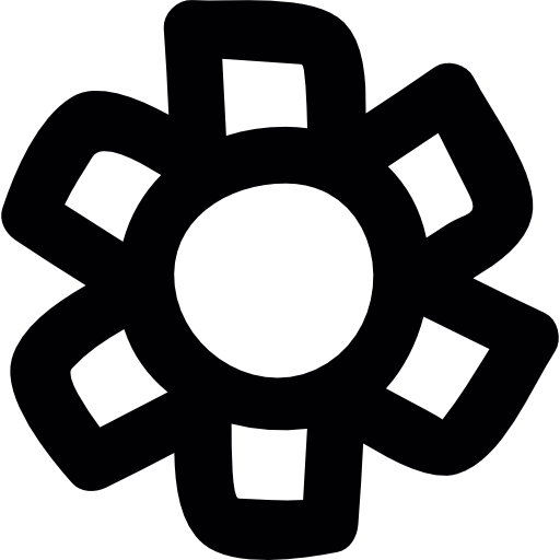 Flower with petals  icon