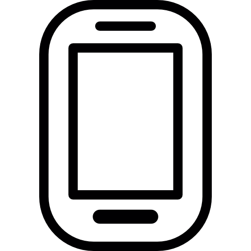 abgerundetes smartphone  icon
