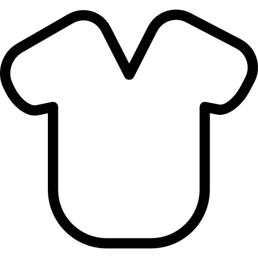 camisas de manga corta  icono