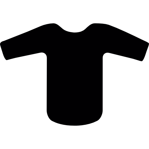 camiseta de manga larga  icono