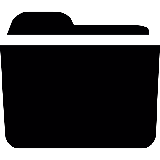 Folder shape  icon