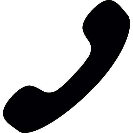schwarzes telefon ohrmuschel  icon