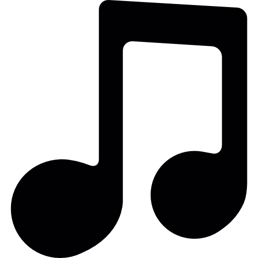 muzikale straalnoot  icoon