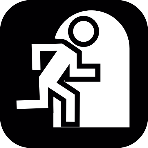 salida de emergencia  icono
