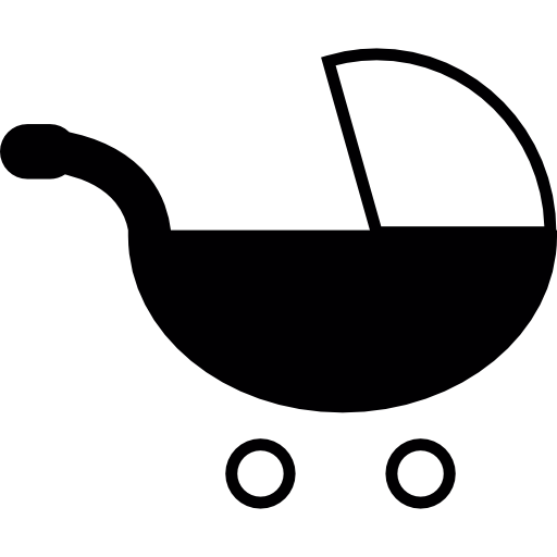 chariot bébé  Icône