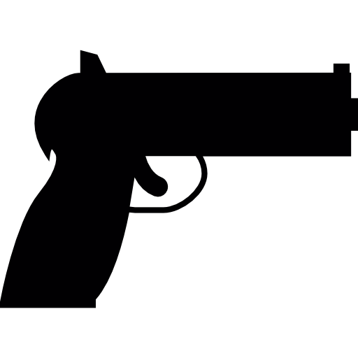 pistola de mano  icono