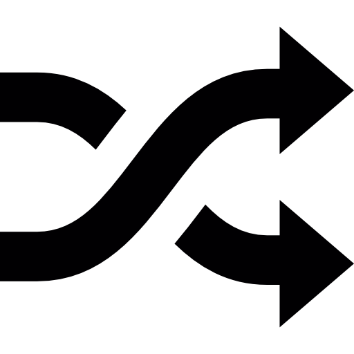 シャッフル矢印  icon
