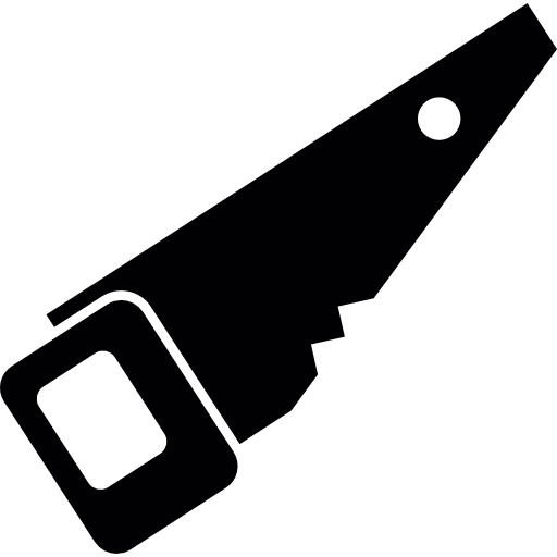 Black saw  icon