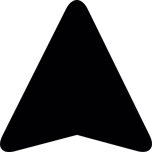 trójkątny grot strzałki  ikona